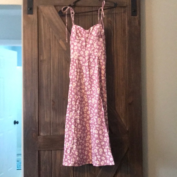 SOLD Gorgeous self tie bustier top cami dress pink - Picture 7 of 9